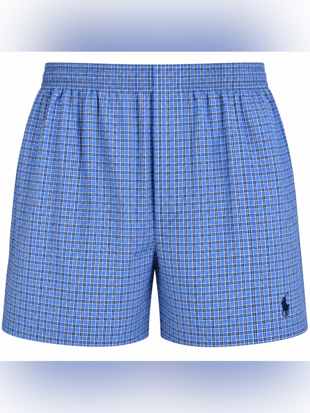 Polo Ralph Lauren Men’s Blue Plaid Classic Fit Boxer Shorts 2XL